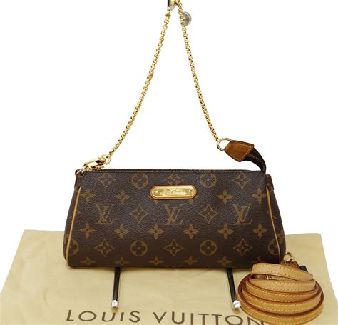 louis vuitton monogram canvas eva bag|authentic louis vuitton monogram bag.